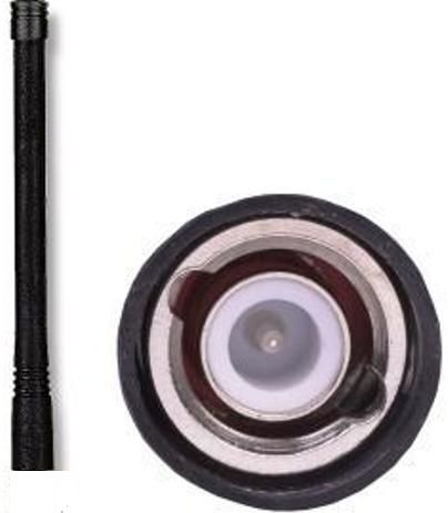 Antenex Laird EXB118BNX BNC/Male Tuf Duck Antenna, VHF Band, 118-127MHz Frequency, Unity Gain, Vertical Polarization, 50 ohms Nominal Impedance, 1.5:1 Max VSWR, 50W RF Power Handling, Covered BNC/male Connector, 7.8